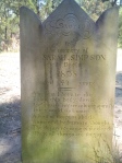 Sarah Simpson's grave. Photo by Michael Wood