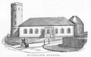 St Phillip's from Joseph Fowles' 'Sydney in 1848'
